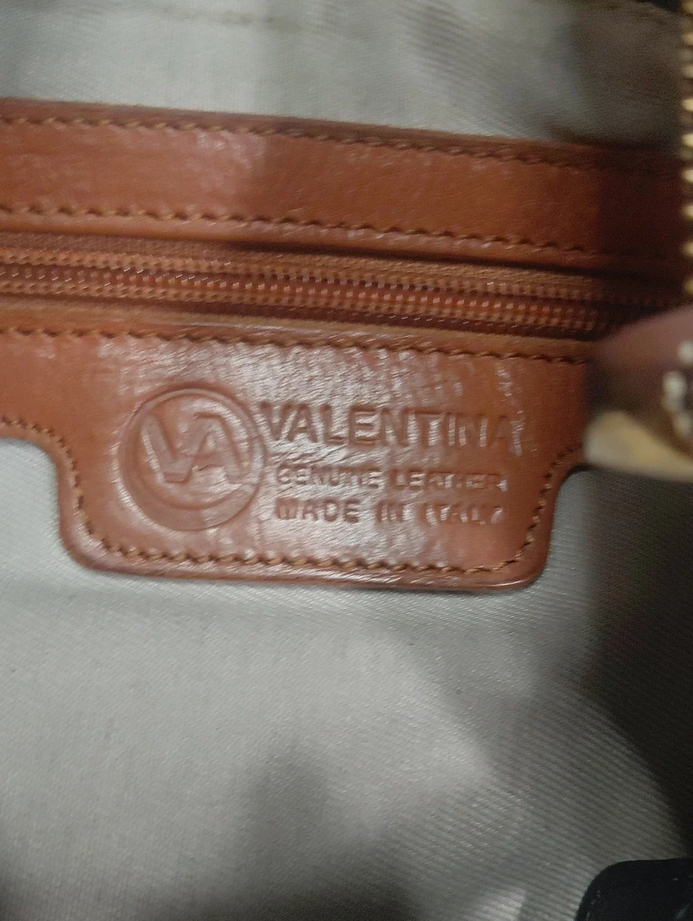 Valentina Black Leather Crossbody with Tan Strap and Gold Hardware